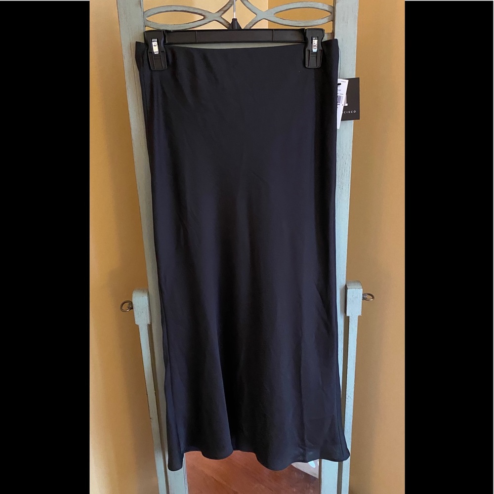 NWT solid Satin Skirt Small